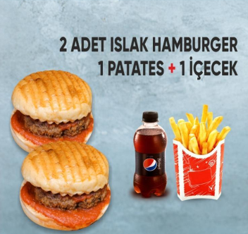 2'li Islak Hamburger Menü
