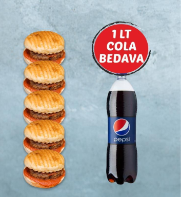 5'li Islak Hamburger Menü