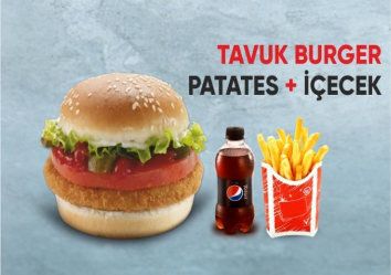 Tavuk Burger Menü