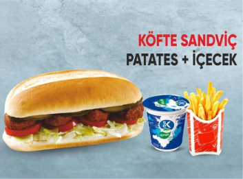 Köfte Sandviç Menü
