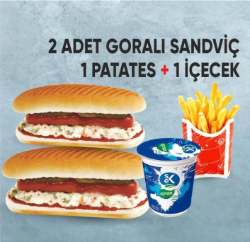 2'li Goralı Sandviç Menü